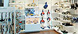 Shop corner displays