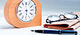 Taim  steamed pear table clock