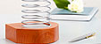 Uno  pencil holder with steamed pear shaped base