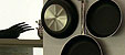 Display for launching new lines of pans